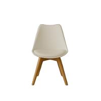 Conjunto Mesa De Jantar 4 Cadeiras – Mesa Retangular Madeira Com Pés De Ferro E Cadeiras Brancas Estofadas Leda - 3