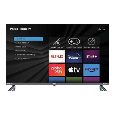 Smart TV PTV32K34RKGB 32 Polegadas DLED Roku TV Philco Preto