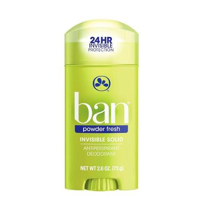 Ban Powder Fresh Invisible Solid - Desodorante 73g
