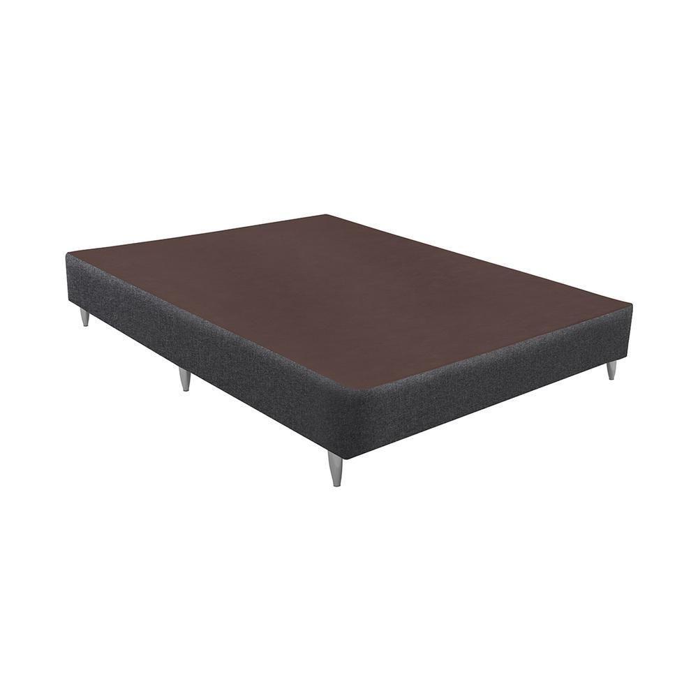 Base Sommier Linho Cinza Casal (138X188X23) Linho - Ortobom - 1