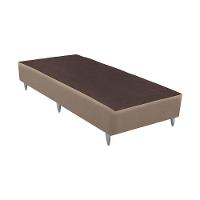 Base Sommier Linho Bege Solteiro (88X188X23) Linho - Ortobom - 1