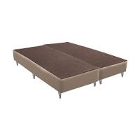 Base Sommier Linho Bege Queen (158X198X30) Linho - Ortobom - 1