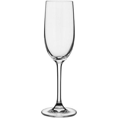 Edelita Taça Champanhe 22X7X7Cm 250Ml Vidro Transp 6Pç