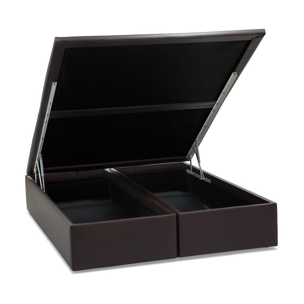 Base Baú Marrom Casal (138X188X39) - Ortobom - 1