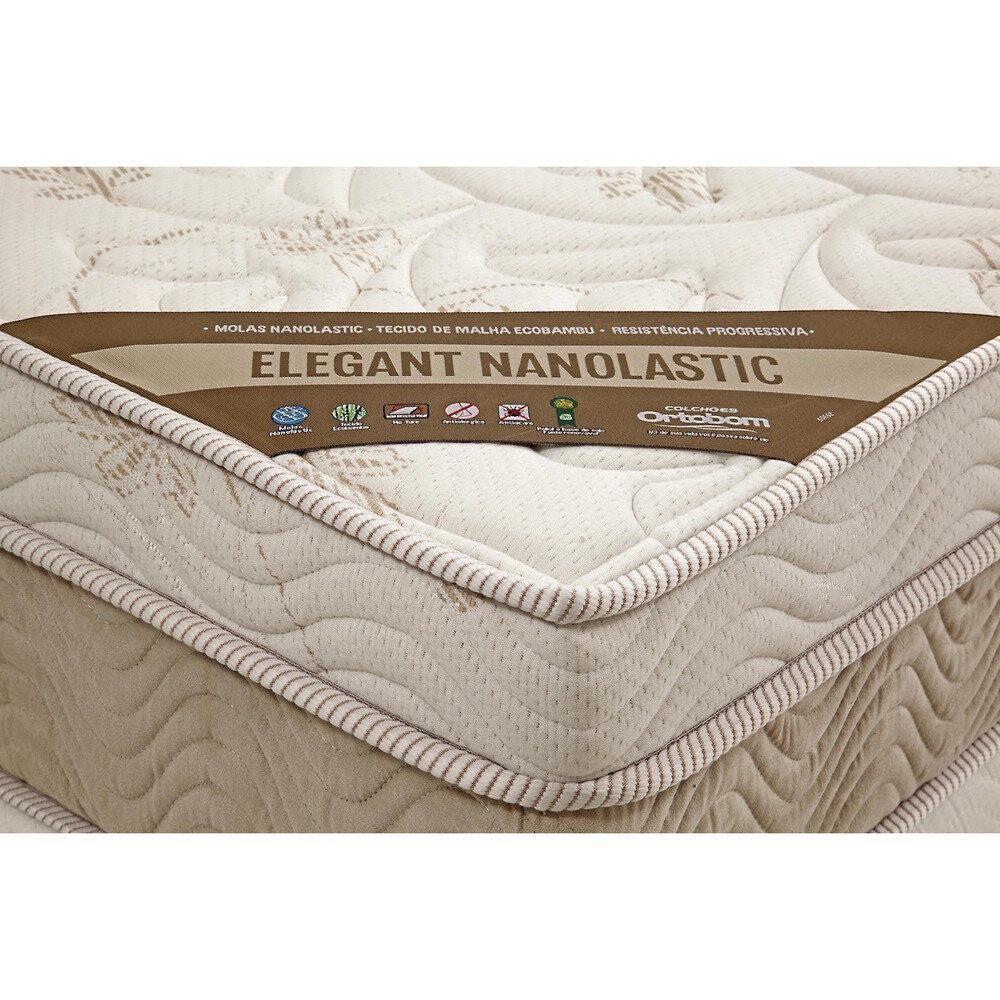 Colchão Elegant Nanolastic Queen (158X198X27) - Molas Nanolastic, Ortopillow Ortobom - 4