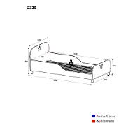 Cama Solteiro Multimóveis Mdf para Colchão 188cmx88cm Branca - 2