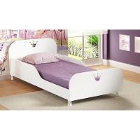 Cama Solteiro Multimóveis Mdf para Colchão 188cmx88cm Branca - 3