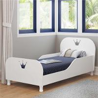 Cama Solteiro Com Colchão Incluso 88 X 188 Cm 100% Mdf Realeza Multimóveis Branco - 2