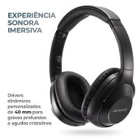 Fone De Ouvido Headphone Aiwa HP-05 Hi-Fi ANC NFC BT APP Bivolt