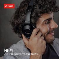 Fone De Ouvido Headphone Aiwa HP-05 Hi-Fi ANC NFC BT APP Bivolt - 10