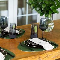 Jogo Americano Copa E Cia Avulso Ravena Orgânico Olive - 4