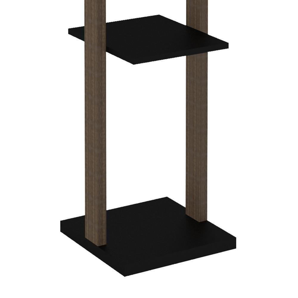 Cabideiro De Chão Multimóveis Cr35005 Nogal/Preto - 2