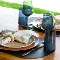 Jogo De Copos Copa E Cia 6 Peças Duo 540ml Em Vidro Azul Navy - 3