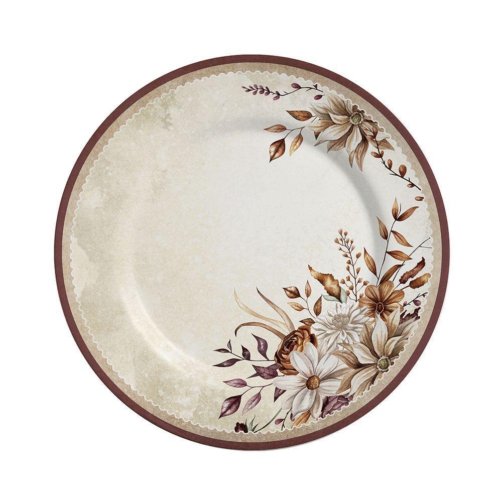 Prato Raso Copa E Cia Aquarelle Em Cerâmica Adele - 1