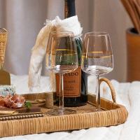 Bandeja Copa E Cia Rattan Retangular Com Alça 46 Cm X 31 Cm - 4