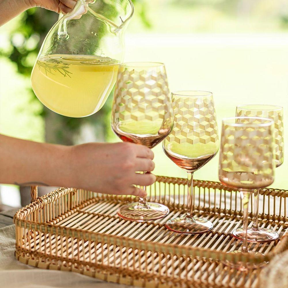 Bandeja Copa E Cia Bamboo Retangular Com Alças - 2