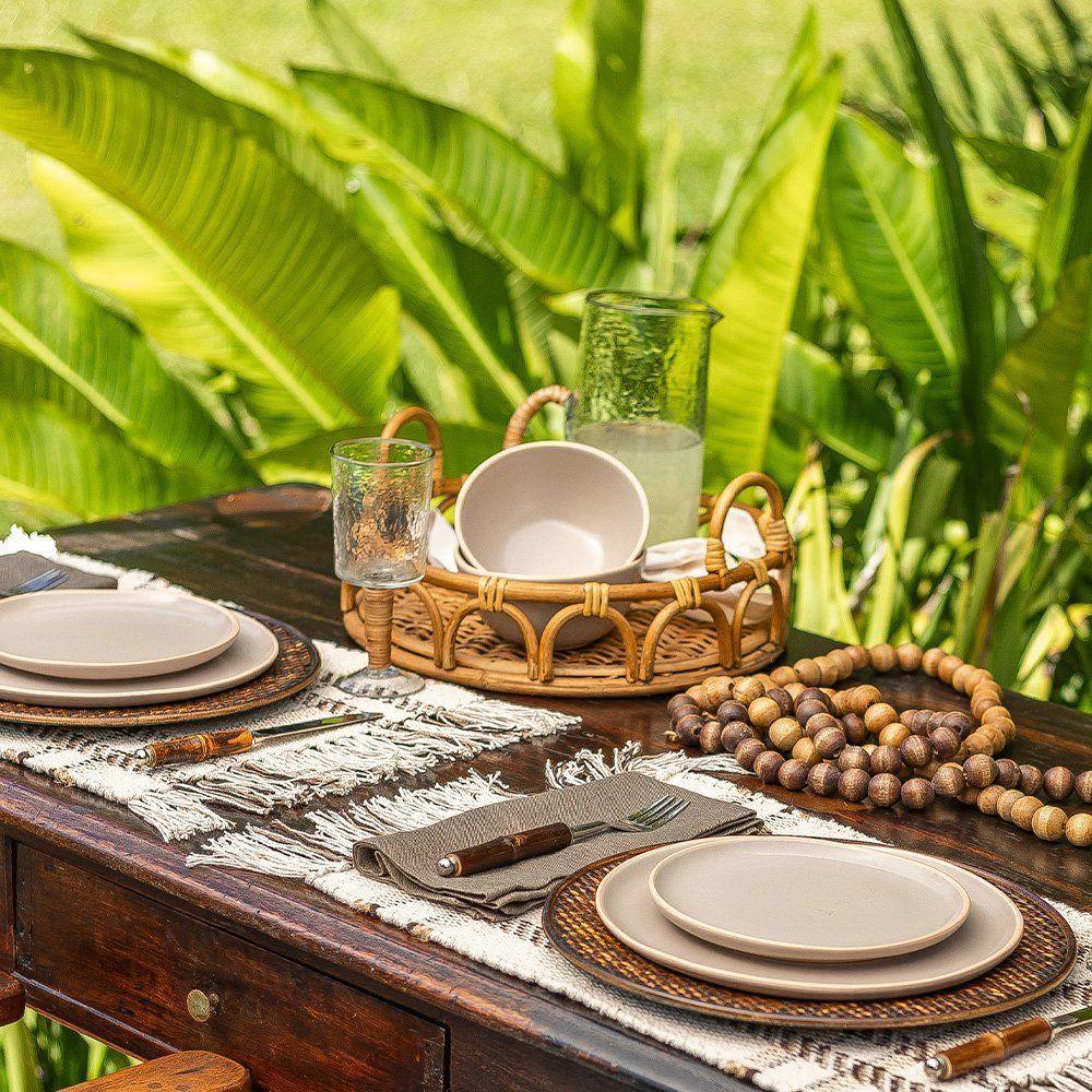 Bandeja Copa E Cia Trancoso Circular Com Alça - 2