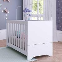 Berço Multimoveis 3 em 1 Branco para Colchão 130cmx60cm - 1