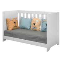 Berço Multimoveis 3 em 1 Branco para Colchão 130cmx60cm - 10