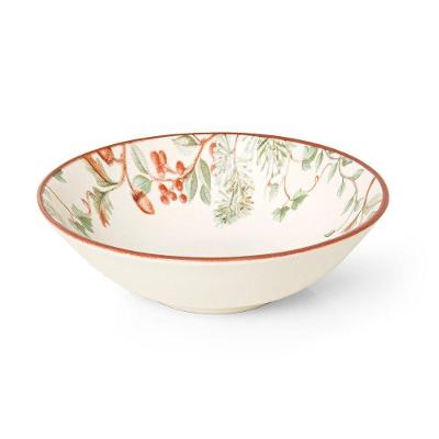 Bowl Copa E Cia Aquarelle Natal Em Cerâmica Gnomos