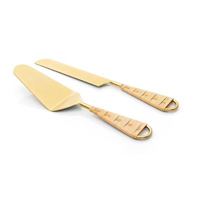 Conjunto De Talheres Copa E Cia Para Bolo 2 Peças Garbo Rattan