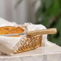 Conjunto De Talheres Copa E Cia Para Bolo 2 Peças Garbo Rattan Natural - 3