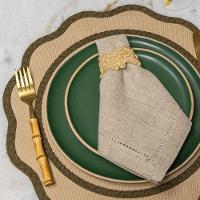 Jogo Americano Copa E Cia Avulso Brazil Nature Lola Circular Oliva - 2