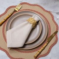 Jogo Americano Copa E Cia Avulso Brazil Nature Lola Circular Rosê - 2