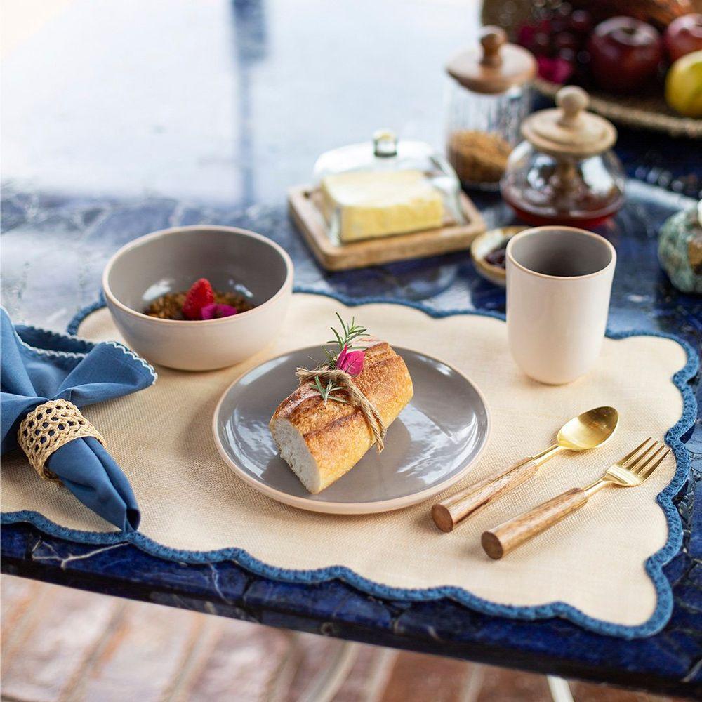 Jogo Americano Copa E Cia Avulso Brazil Nature Lola Azul - 2