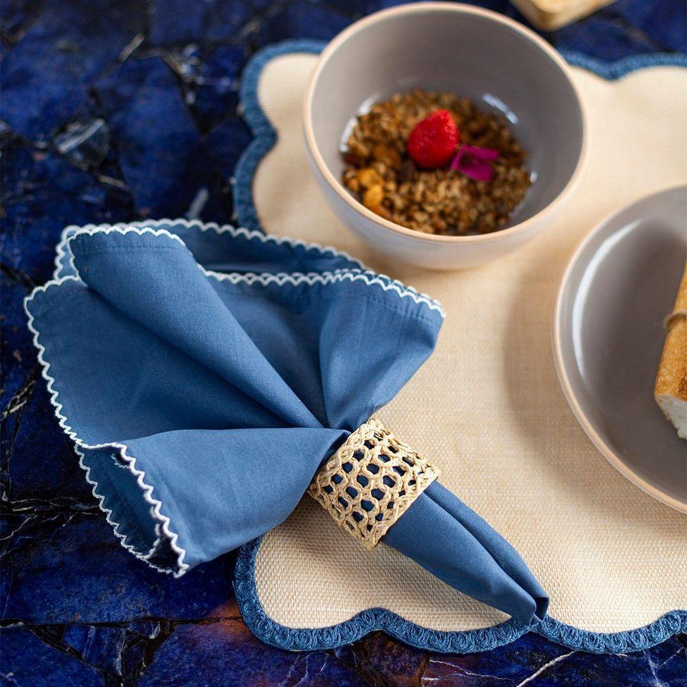 Jogo Americano Copa E Cia Avulso Brazil Nature Lola Azul - 4