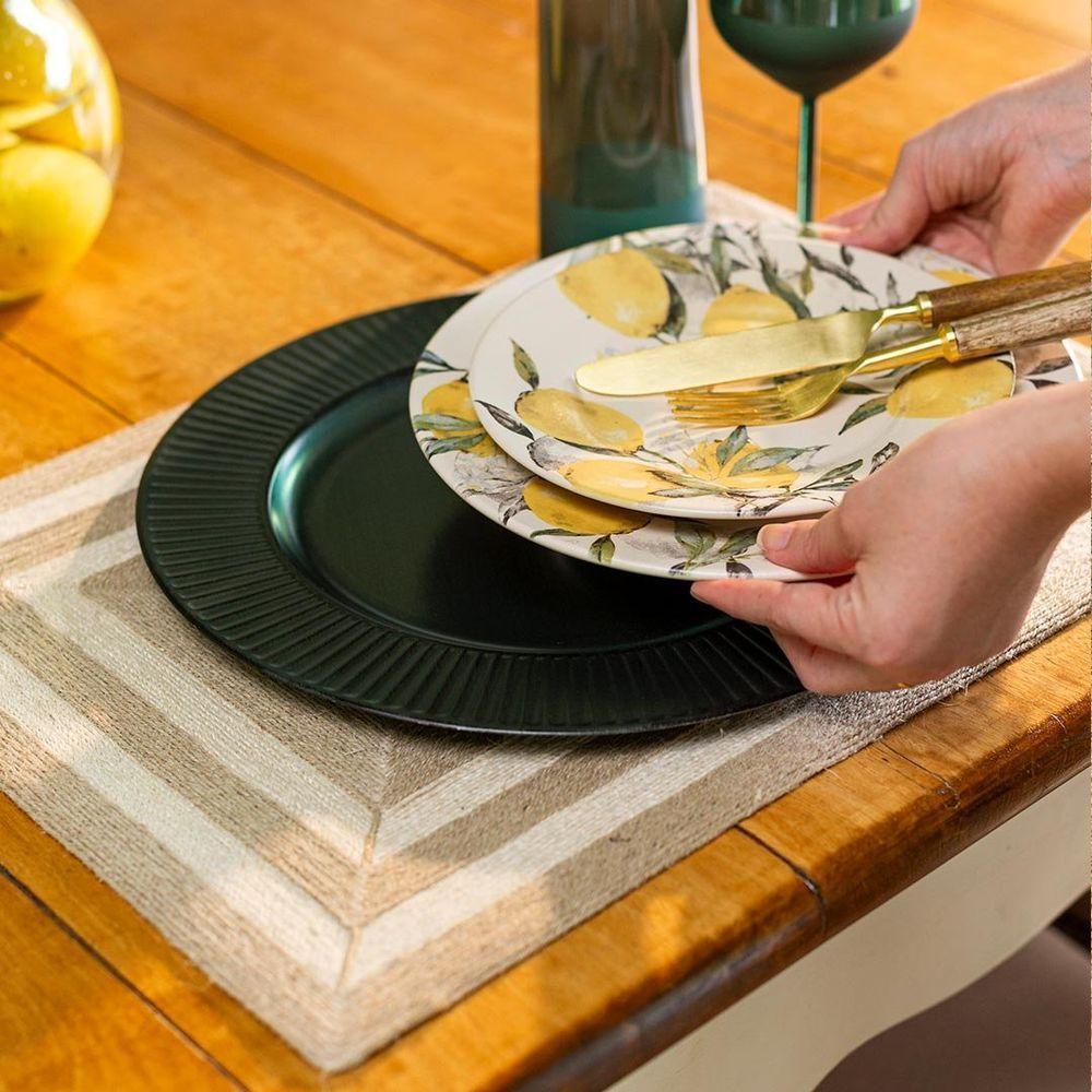 Jogo Americano Copa E Cia Avulso Brazil Nature Dora - 3