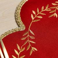 Jogo Americano Copa E Cia Avulso Brazil Nature Lili Vermelho - 3