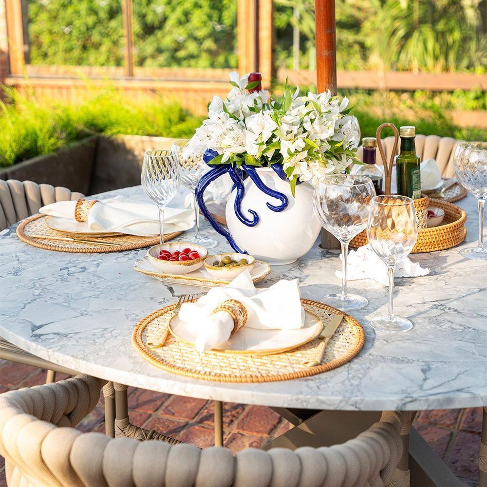 Anel De Guardanapo Copa E Cia 4 Peças Rattan Natural - 3