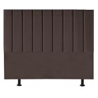 Cabeceira Estofada Cama Casal Queen Size160 Cm Alice Linho Marrom - 1