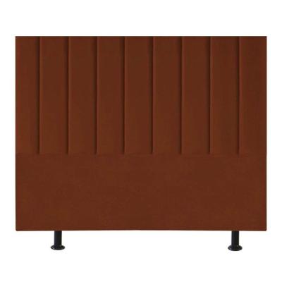 Cabeceira Estofada Cama Casal Queen Size 160 Cm Alice Veludo terracota