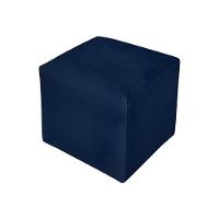 Poltrona Amamentação Com Balanço E Puff Luxo Suede Manuela Azul Marinho - 6