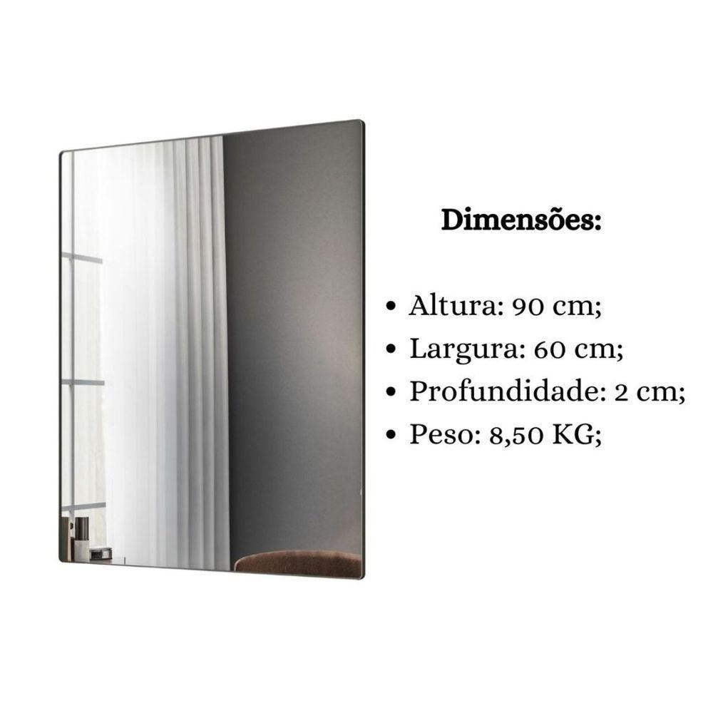 Espelho Decorativo Star Com Moldura Dourado - 6