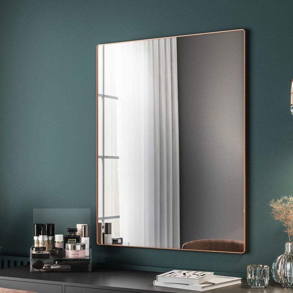 Espelho Decorativo Star Com Moldura Cobre Rosê - 2