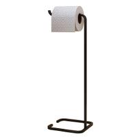 Suporte Porta Papel Higiênico Para Banheiro Level Preto - 1