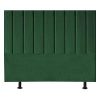 Cabeceira Estofada Cama Box Queen 160 Cm Sophia Carla Suede verde Musgo - 1