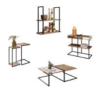 Kit Aparador Prateleira Mesa Lateral Centro Aurora Demolição - 1