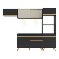 Cozinha Compacta 4 Peças Com Leds Veneza Up Multimóveis - 1