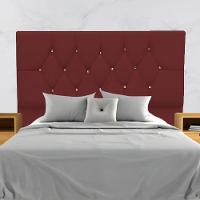 Cabeceira Para Cama Casal 140 Cm Celina Com Frame Suede bordo - 2