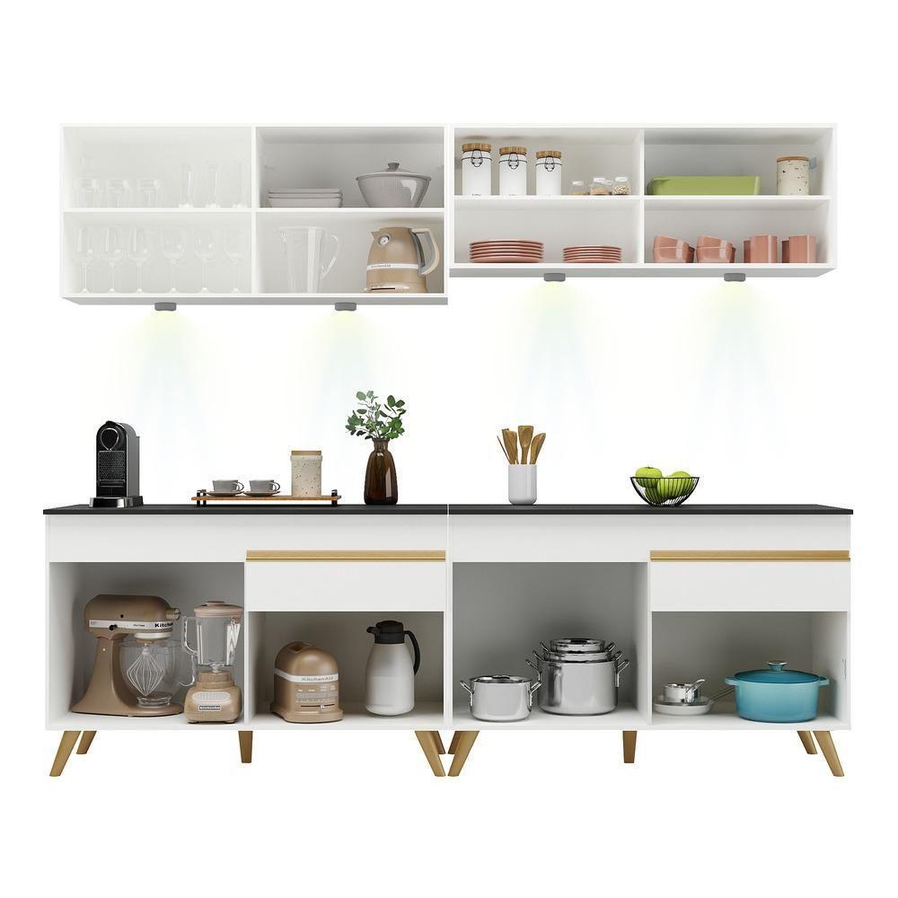 Cozinha Compacta 4 Peças Com Leds Veneza Up Multimóveis - 2