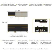 Cozinha Compacta 4 Peças Com Leds Veneza Up Multimóveis - 6