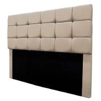 Cabeceira King 195 Cm Estofada Larissa Em Suede Com Frame Bege Escuro - 7