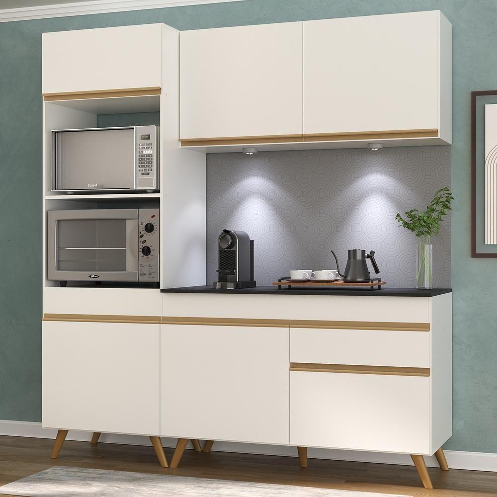 Cozinha Compacta 3 Peças Com Leds Veneza Up Multimóveis - 3