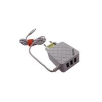 Carregador Rápido De Alta Velocidade Completo Com Cabo Fixo V8 3.1a E 02 Portas Usb - 1