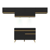 Cozinha Compacta 4 Peças Com Leds Veneza Up Multimóveis - 1