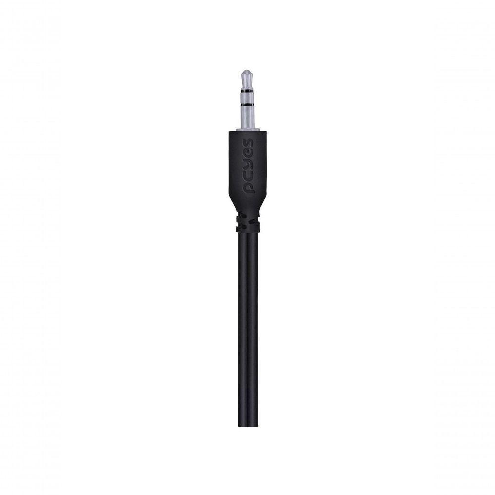 Cabo De áudio 2 Rca Macho Para P2 3.5mm Macho 28awg Puro Cobre 2 Metros - P2r35-2 - 5